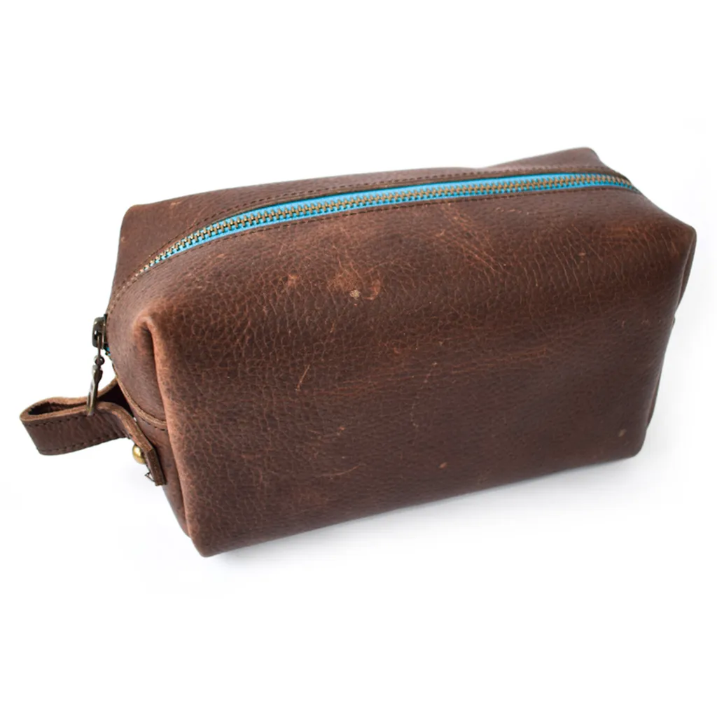 Leather Grooming Bag