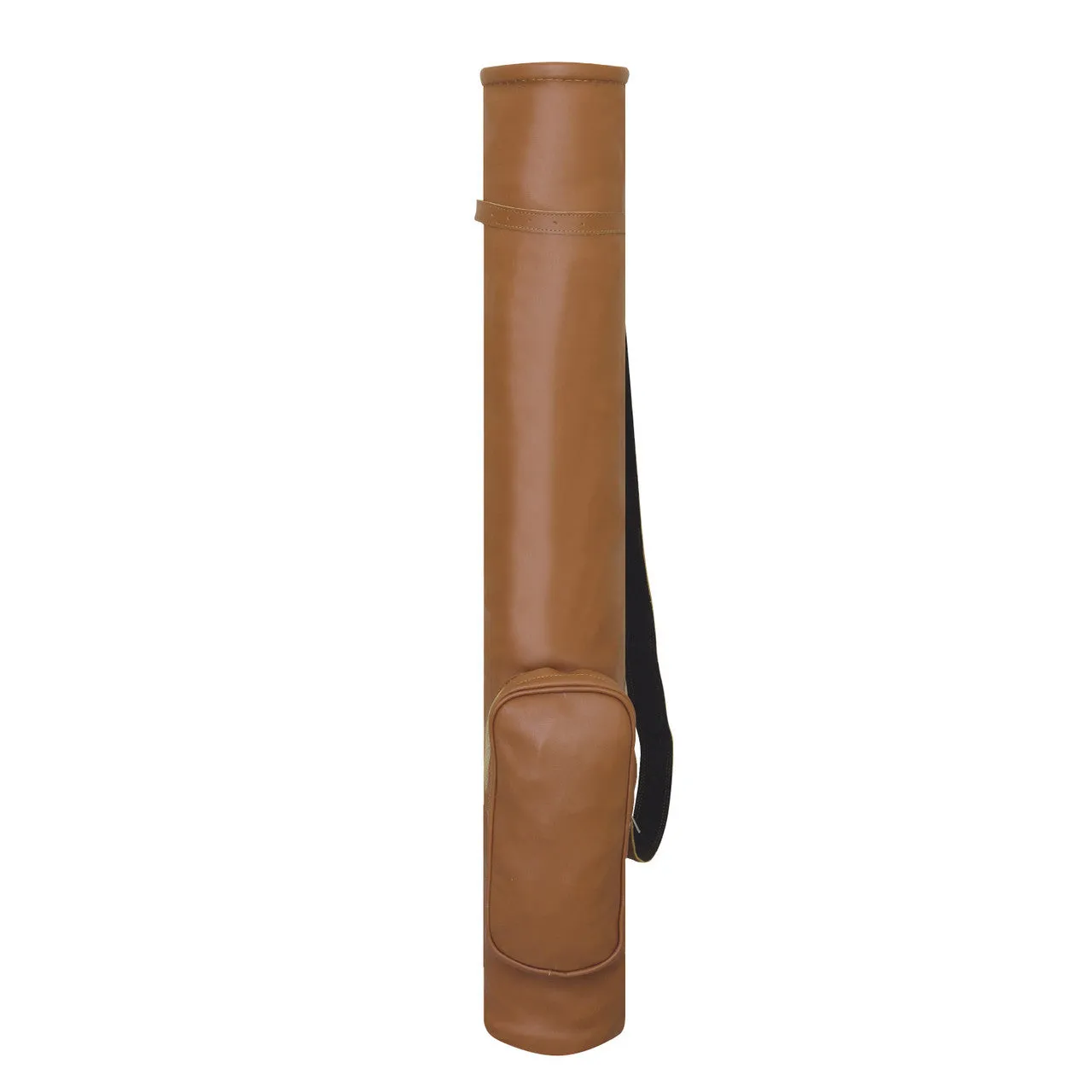 Leather Sunday Golf Bag Crafted from Authentic Tan Leather | Premium Golf Bag