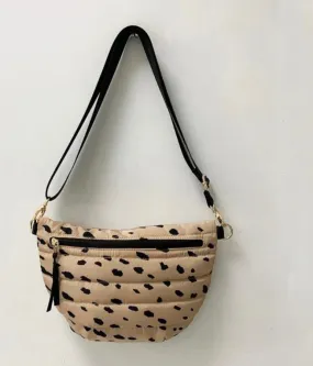 Leopard Puffer Fanny Pack