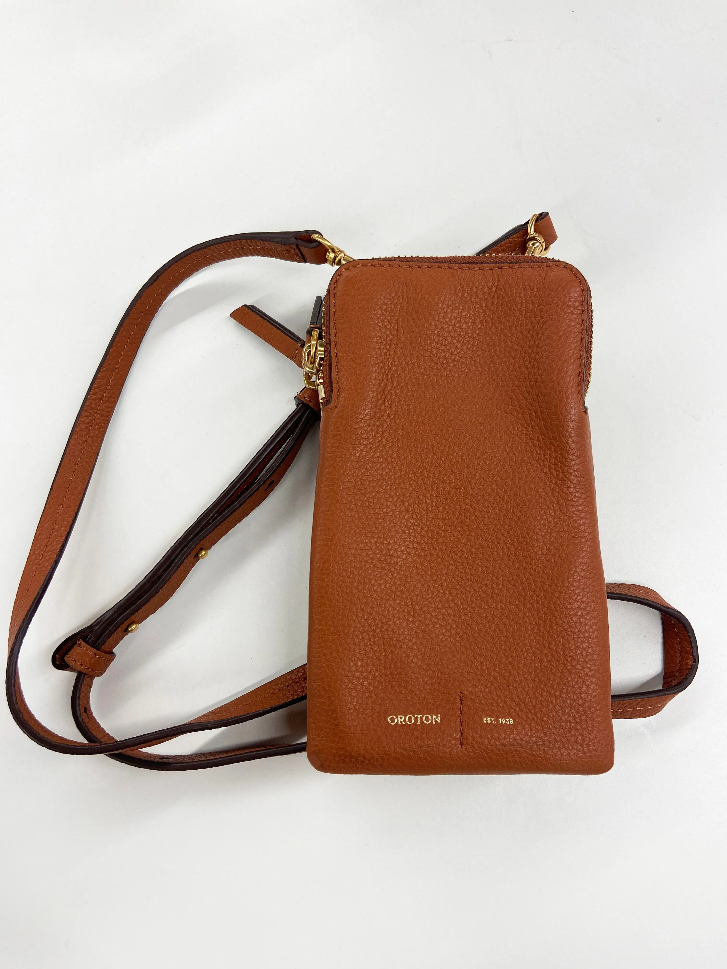 Lilly Phone Crossbody in Cognac