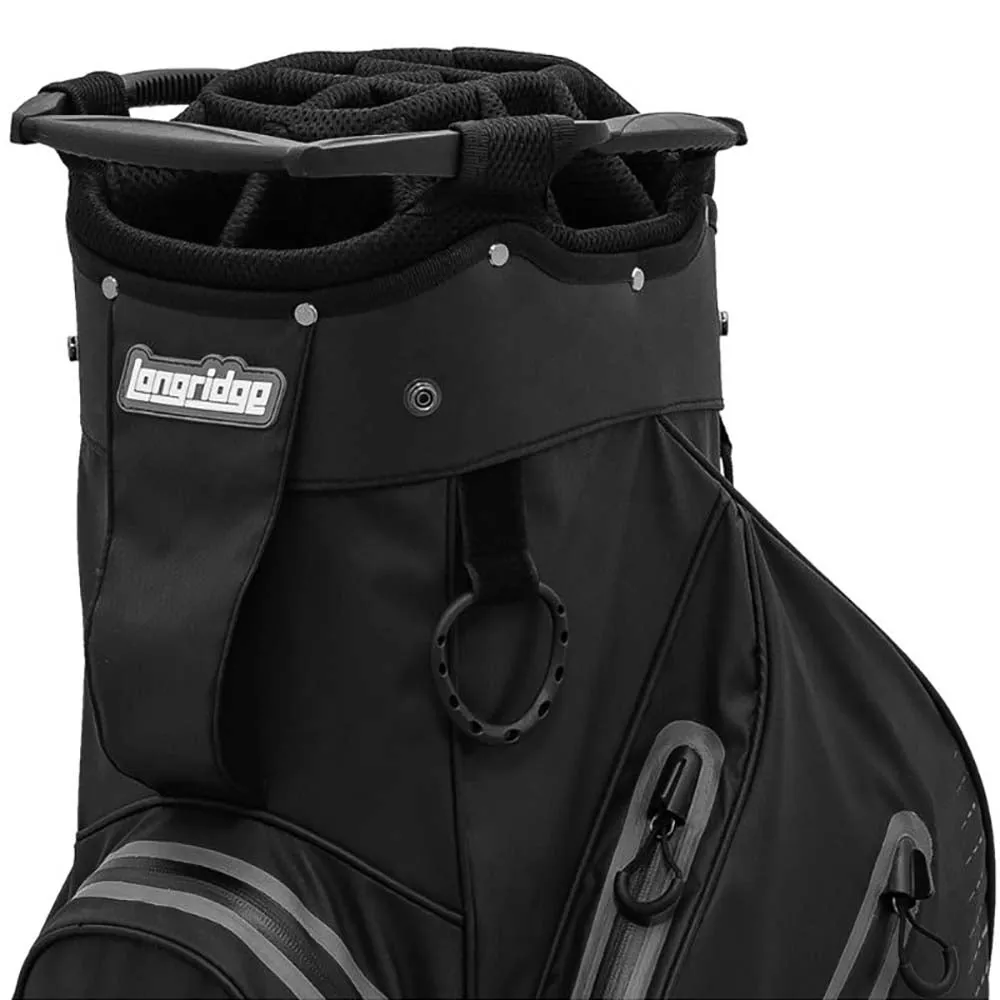 Longridge Elements Waterproof Cart Bag - Black/Grey