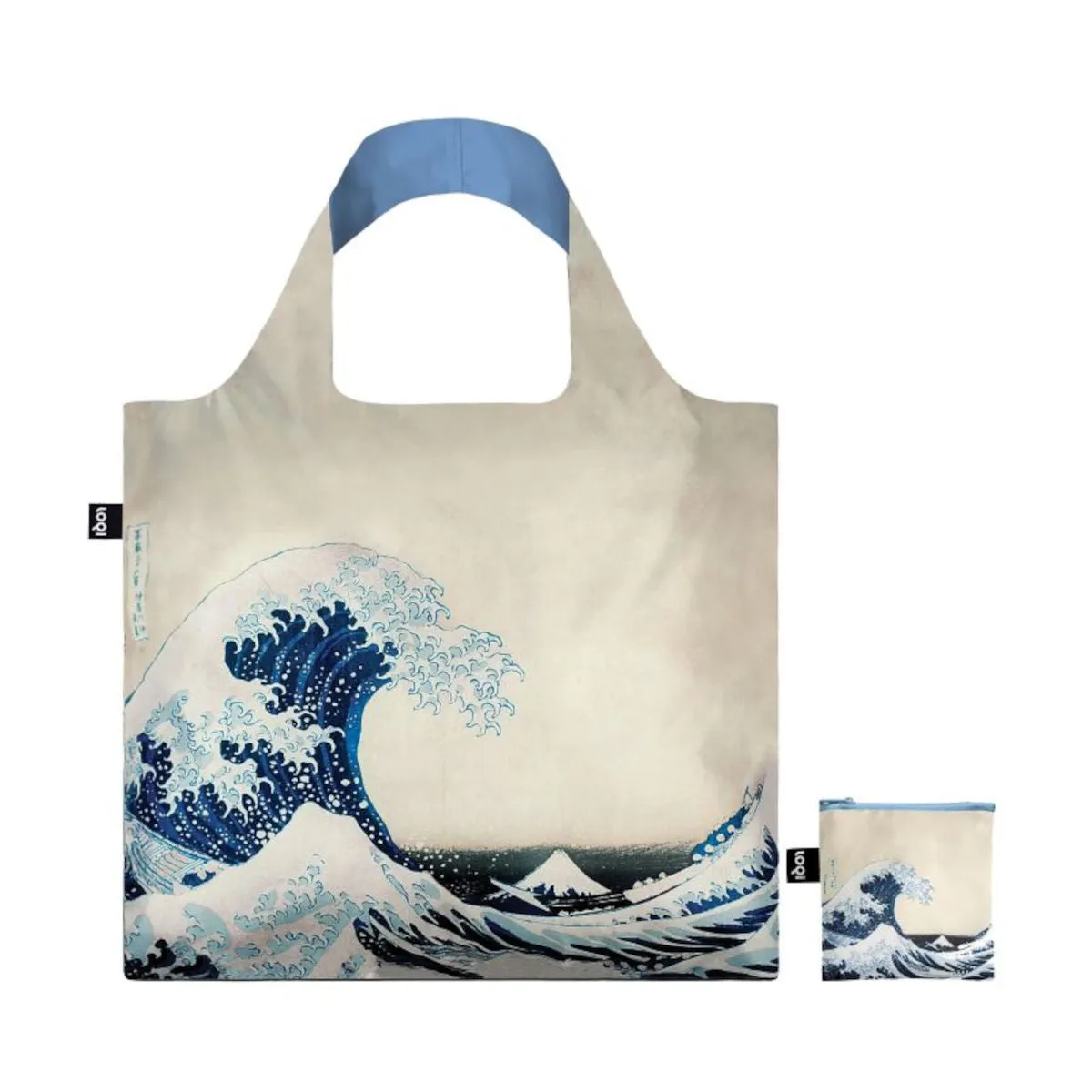 Loqi Katsushika Hokusai The Great Wave Reusable Bag