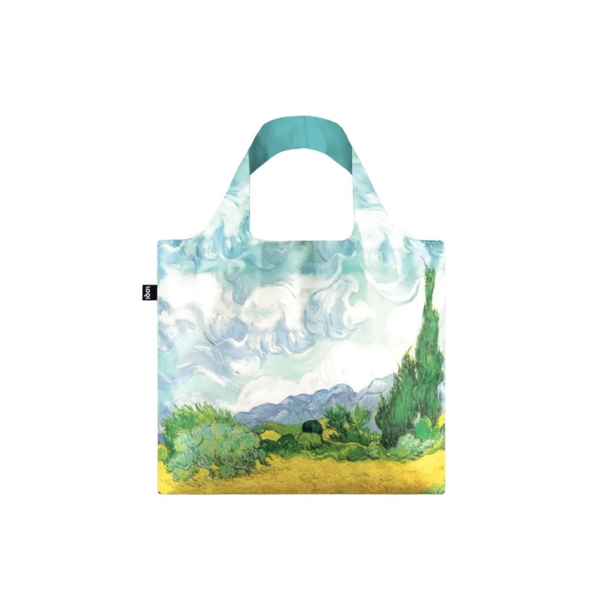 Loqi Van Gogh Wheatfield Reusable Bag