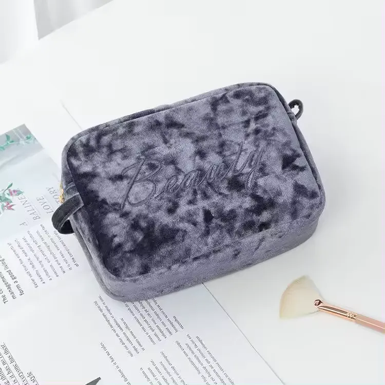 Luxury Velvet Makeup Bag