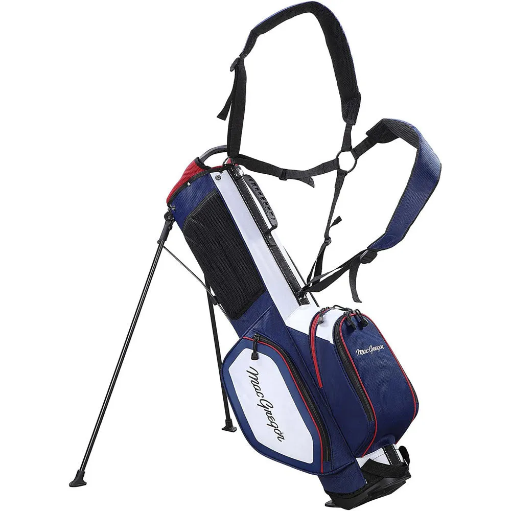 MacGregor Principal 7" Stand Bag - Navy/Red