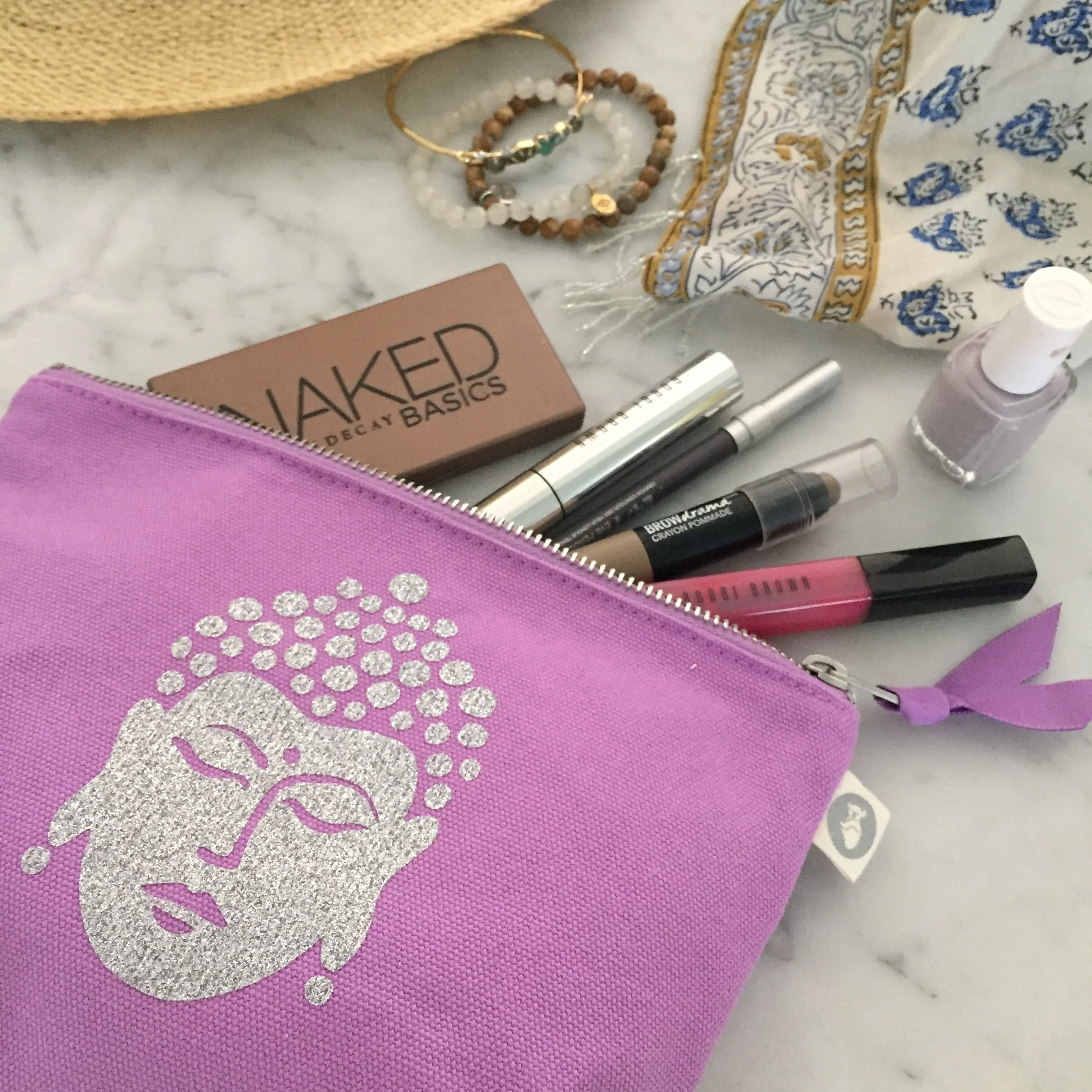 Makeup Bag: Lavender