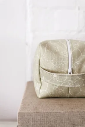 Makeup Bag - Olive Florals