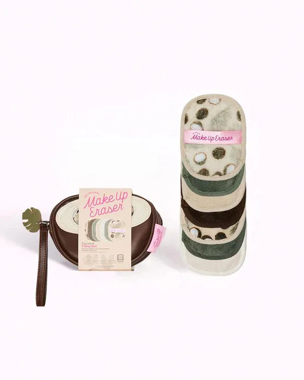 MakeUp Eraser Coconut 7 Day Set & MakeUp Bag