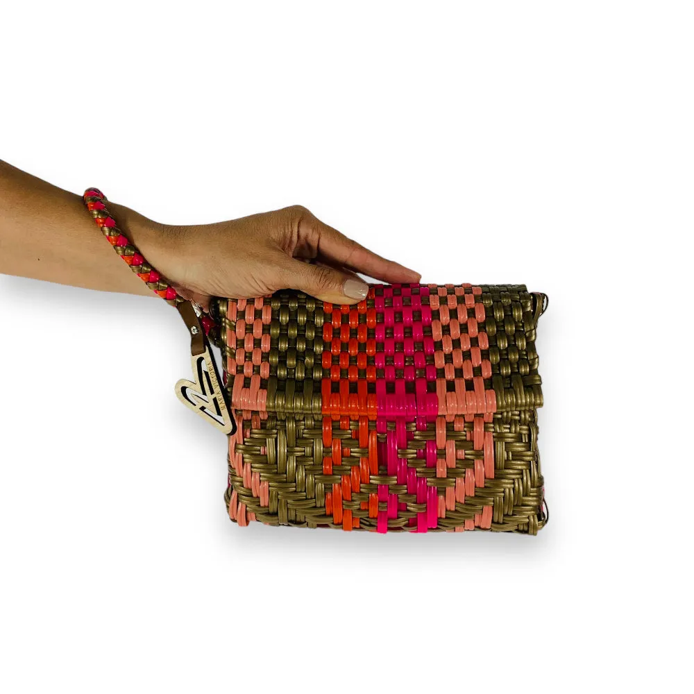 Maria Victoria | Mirage CA | Upcycled, Handwoven, Wristlet