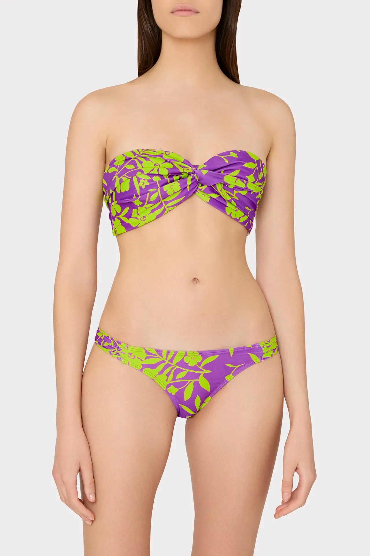 Marigold Aroma Ruched Sides Bikini Bottom