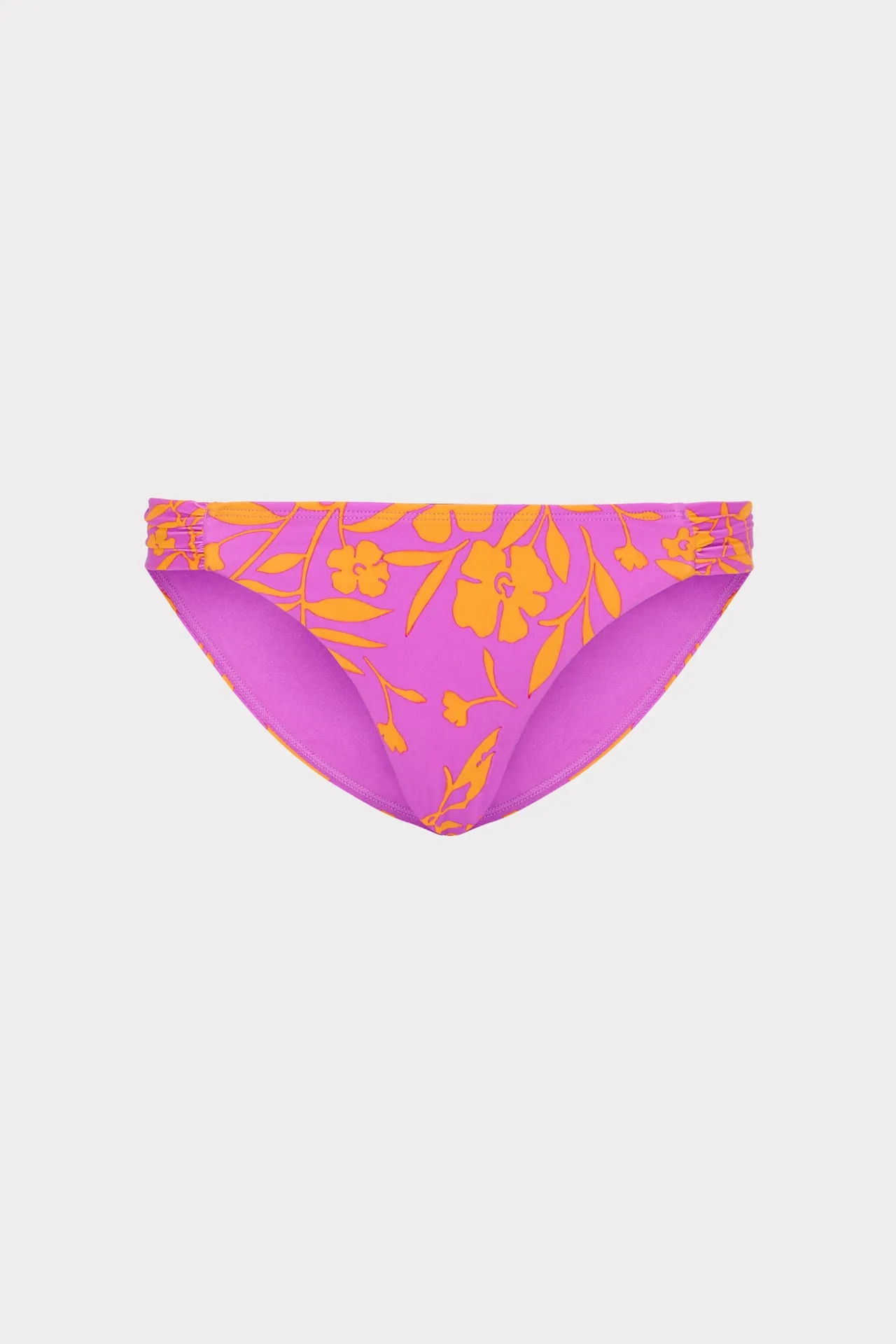 Marigold Aroma Ruched Sides Bikini Bottom