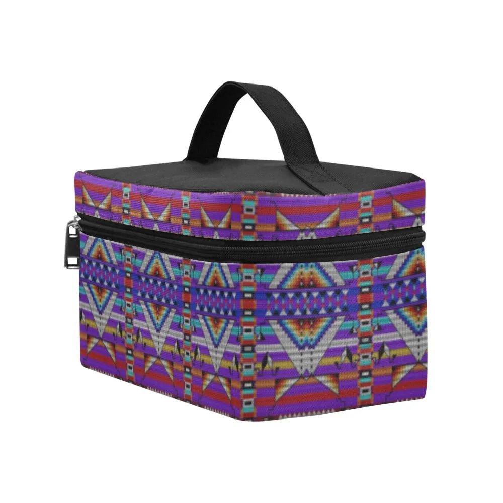 Medicine Blessing Purple Cosmetic Bag/Large