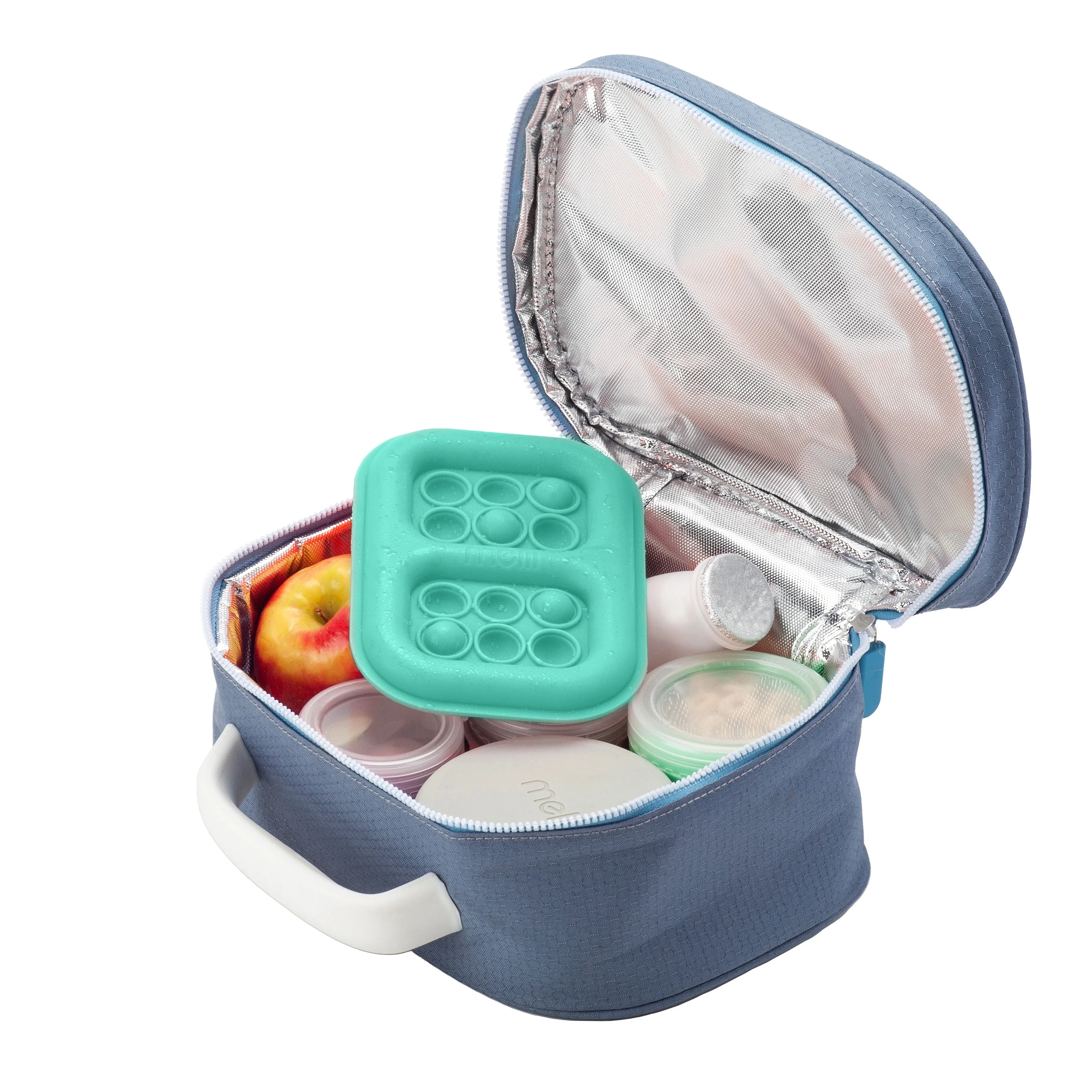 melii Turquoise Pop It Ice Pack for Kids - Dual Purpose Fidget Toy and Cooling Solution - Reusable, Slim Design - Keeps Meals Fresh for up to 4 Hours - Perfect for Snack Time, Lunch Boxes