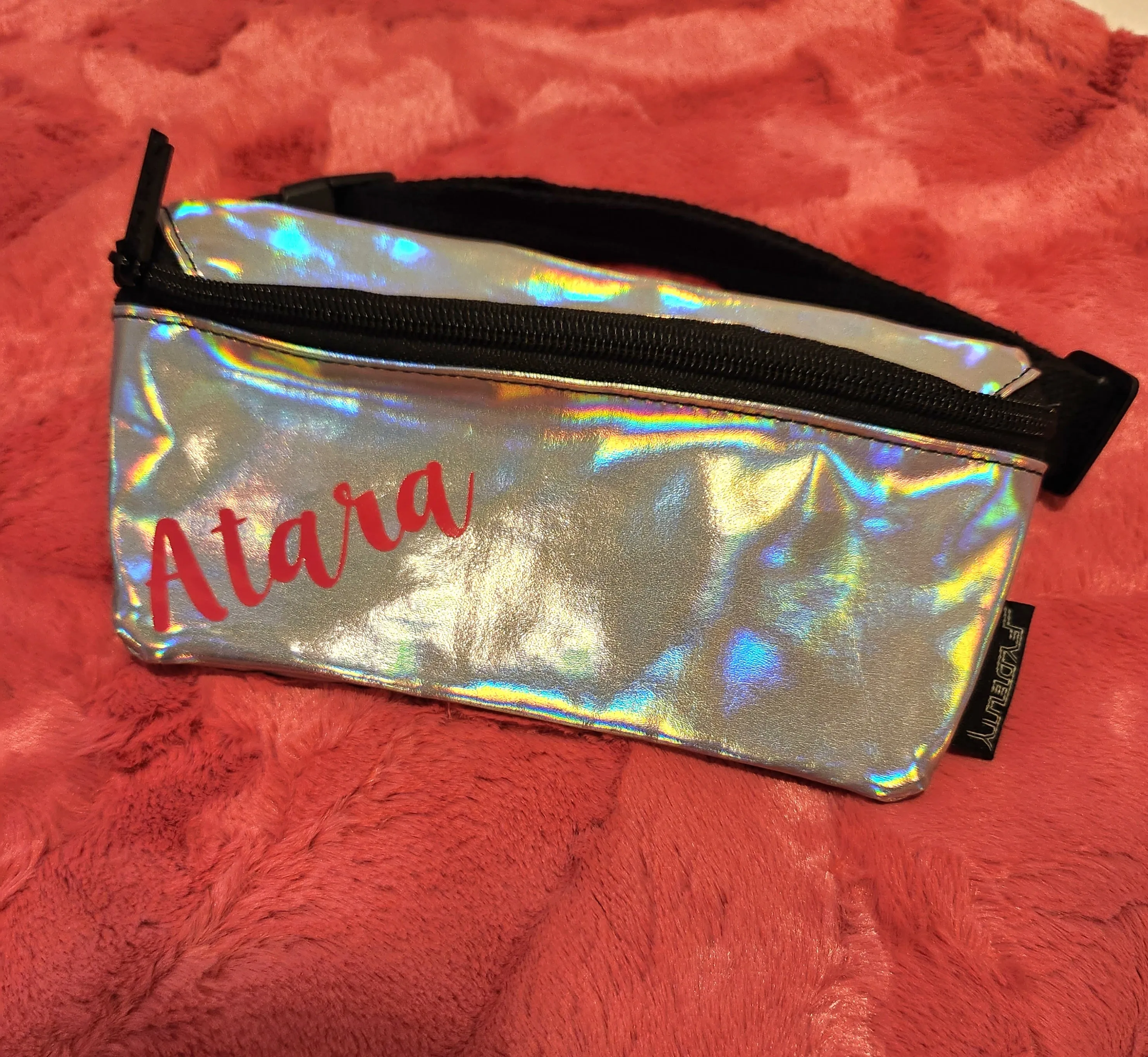 Metallic Silver Fanny Pack