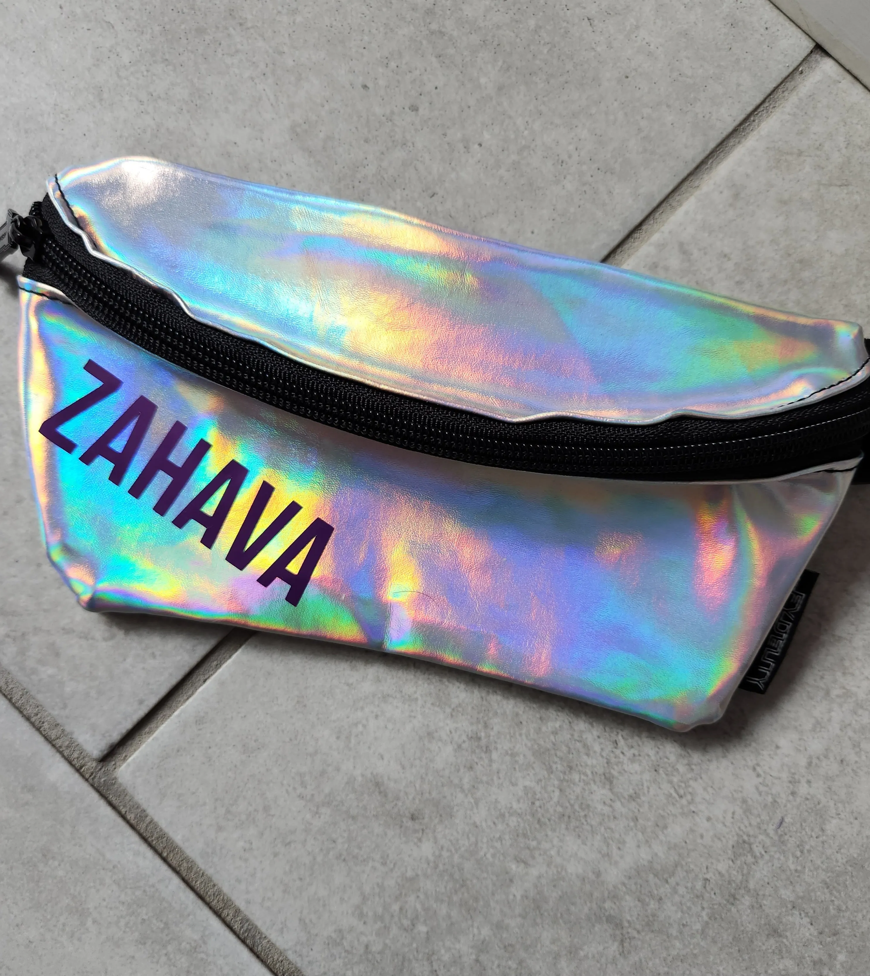 Metallic Silver Fanny Pack