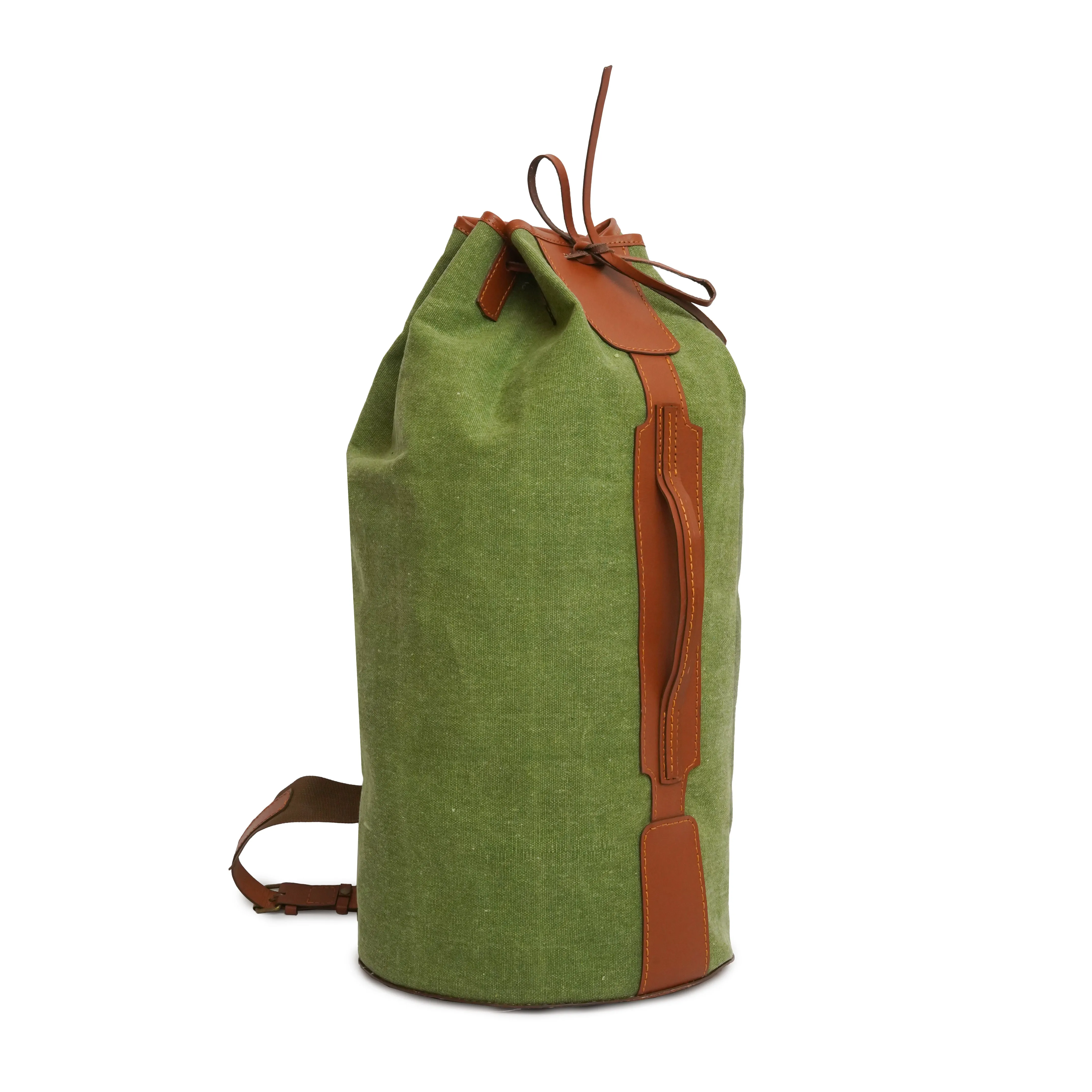 Military Duffle Bags in Canvas Leather