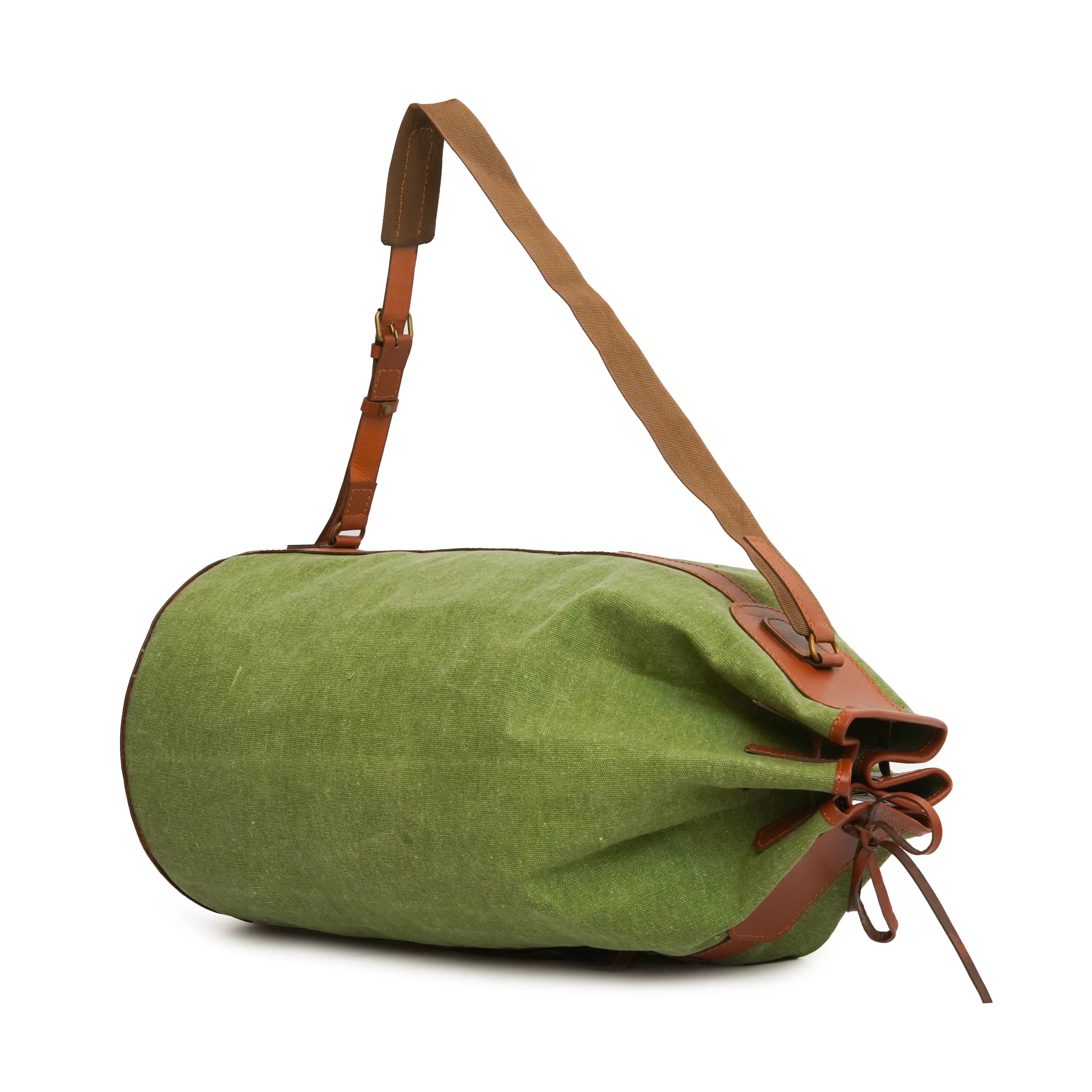 Military Duffle Bags in Canvas Leather