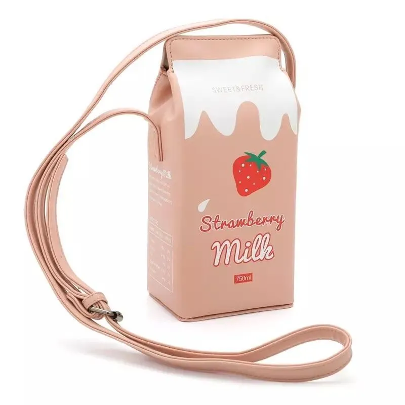 Milk Carton Shoulder Bag 🍼💕