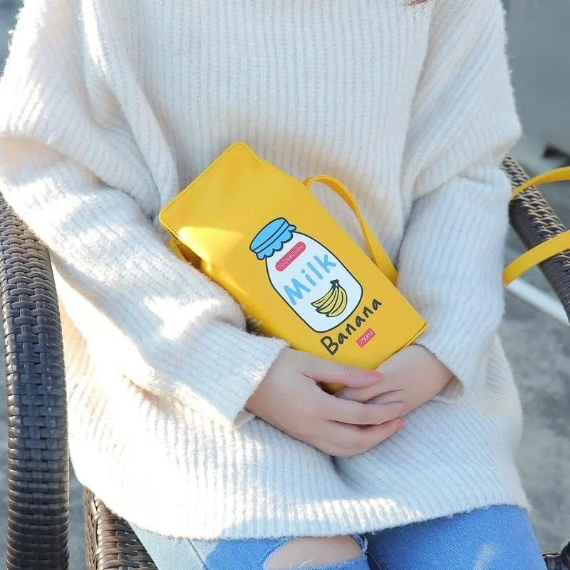 Milk Carton Shoulder Bag 🍼💕