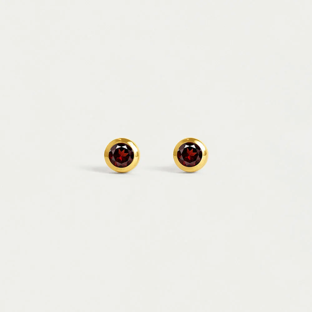 Mini Birthstone Studs