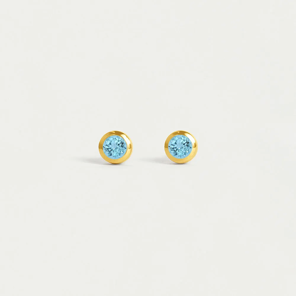 Mini Birthstone Studs