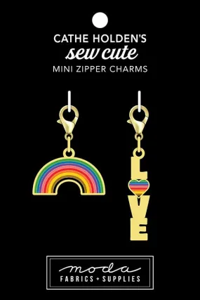 Mini Rainbow Zipper Pulls 2ct Cathe Holden's Sew Cute