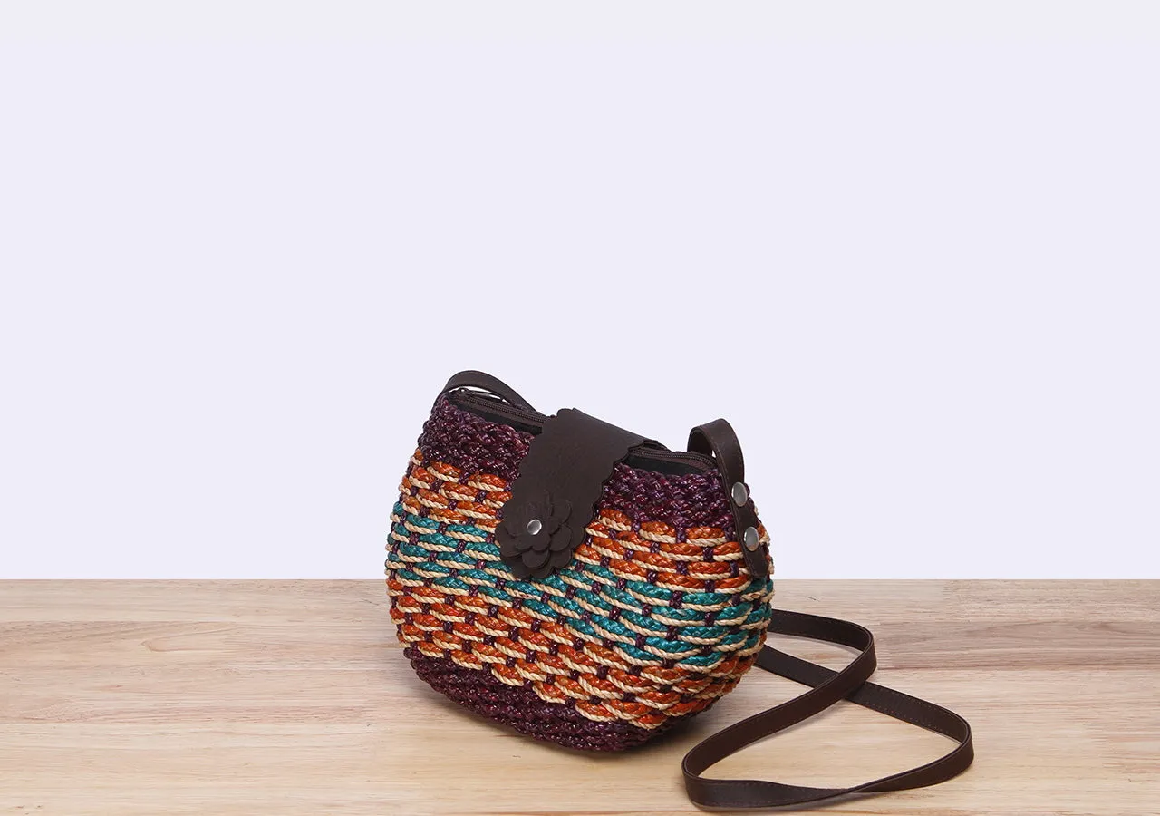 Mini Straw Saddle Bag