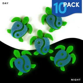 Mini Turtles, 10 Pack - Glow in the Dark Pool Mosaic