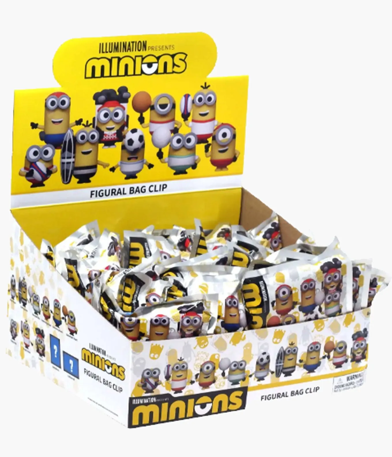 Minions Sports - 3D Foam Bag Clip