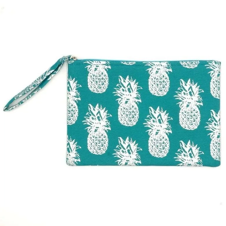 MP0134 Gold Foil Pineapple Pouch/Make-up Bag