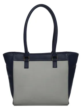 Navy Grey Shoulder Bag