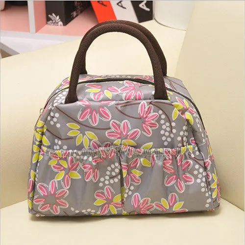 New Fashion Cartoon Lady Women Handbags lunch box bag Character Animal prints Candy color bags Polyester