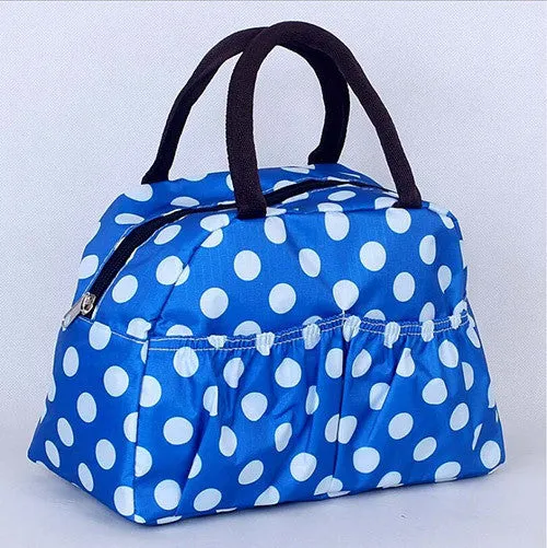 New Fashion Cartoon Lady Women Handbags lunch box bag Character Animal prints Candy color bags Polyester