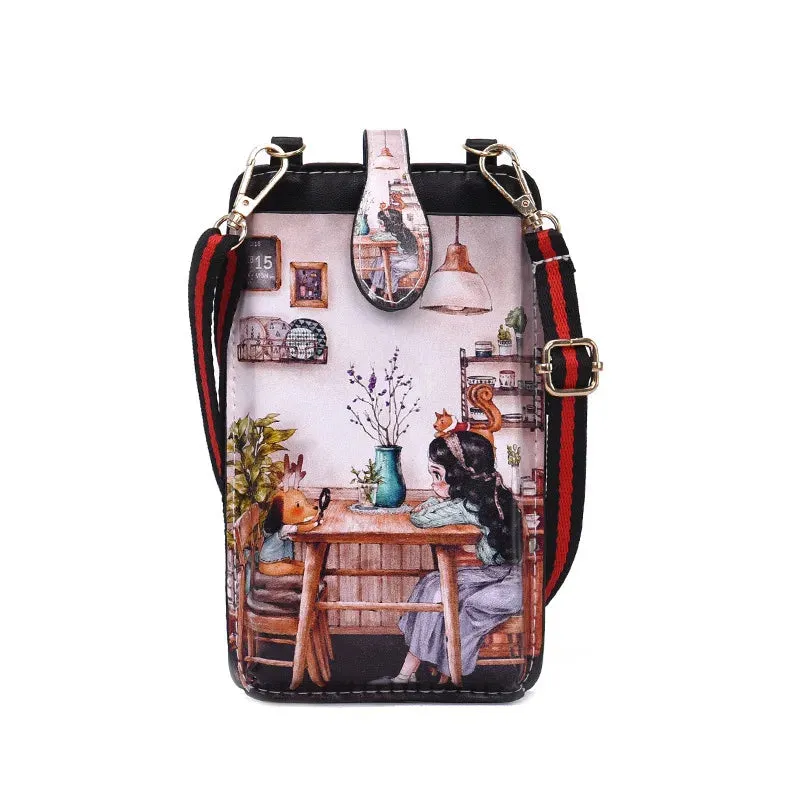 New Women Handbags Casual Messenger Bags for Women Female PU Leather Shoulder Bag Phone Purse Fashion Ladies Crossbody Bags