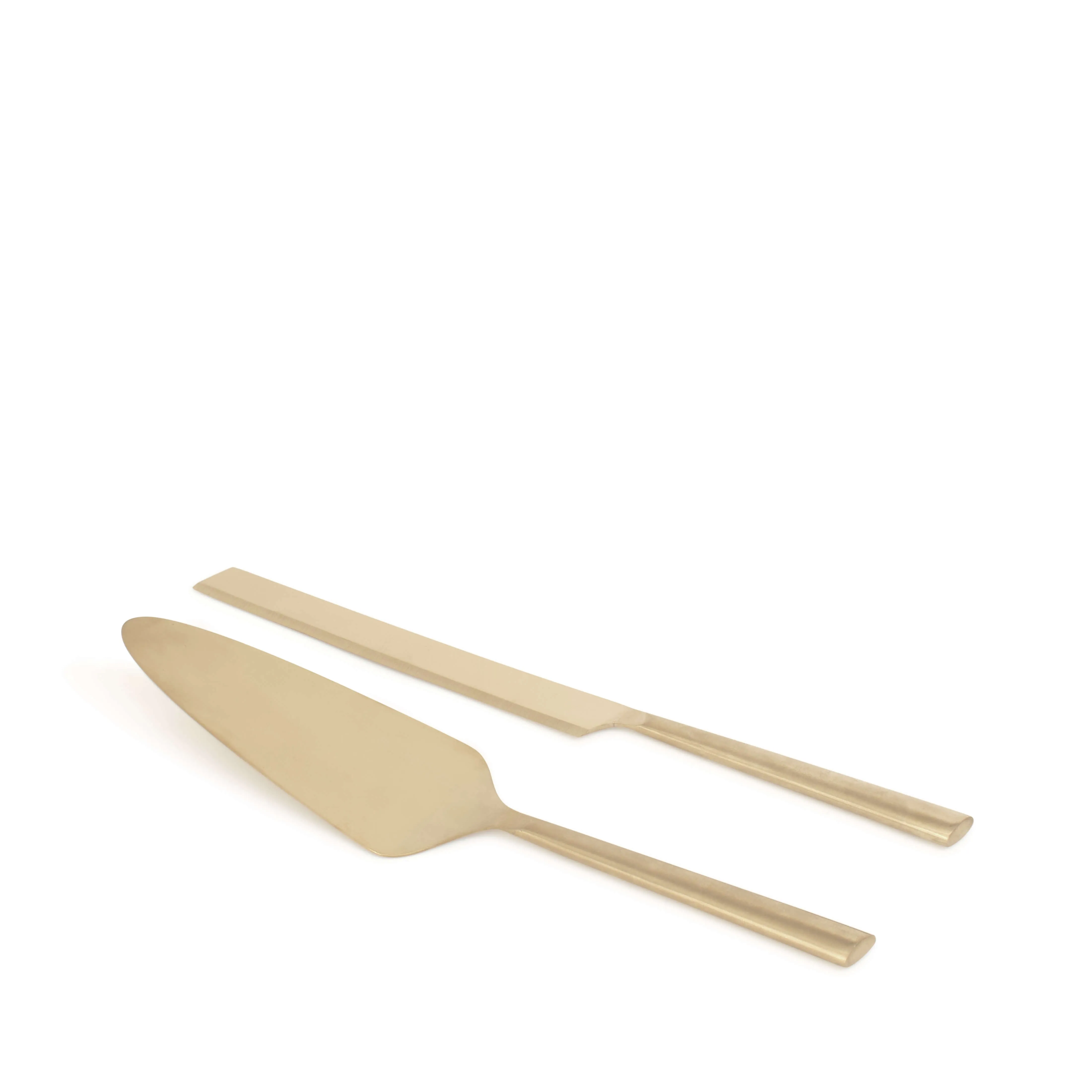 Novaro Cake Server - 2 Piece - Gold