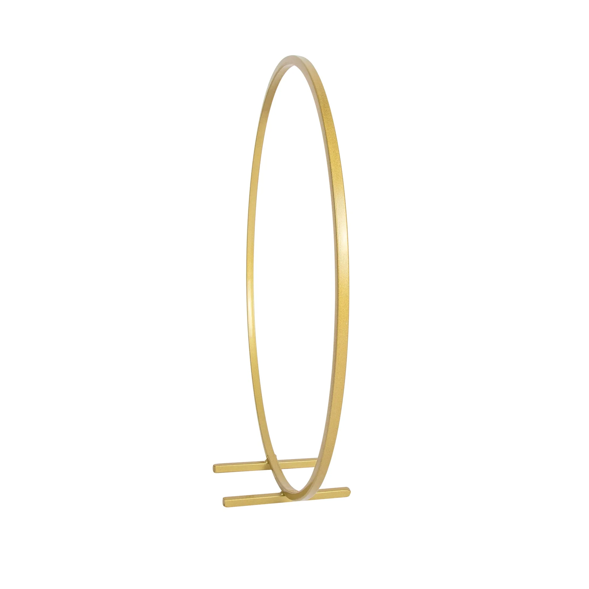 Pack of 2 pcs Metal Round Arch Hoop Tabletop Decor Centerpiece 20" Diameter - Gold