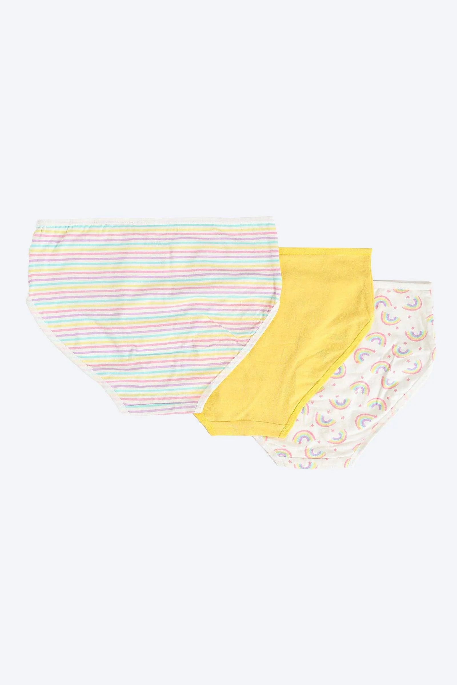 Pack of 3 Colored Brief Panties