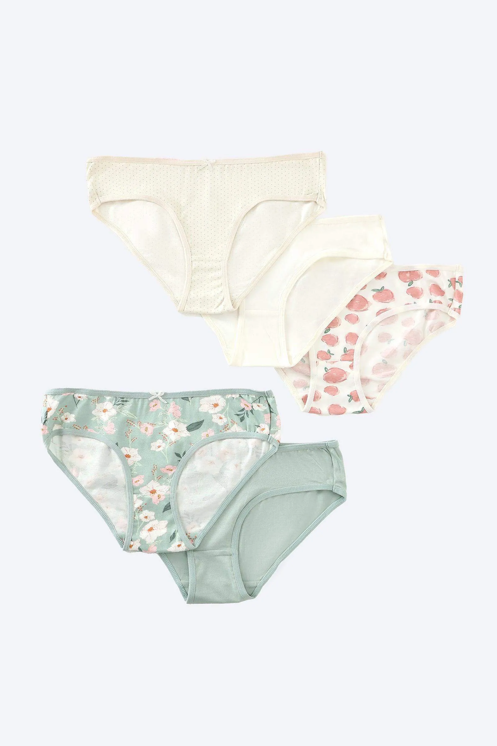 Pack of 5 Colored Bikini Panties