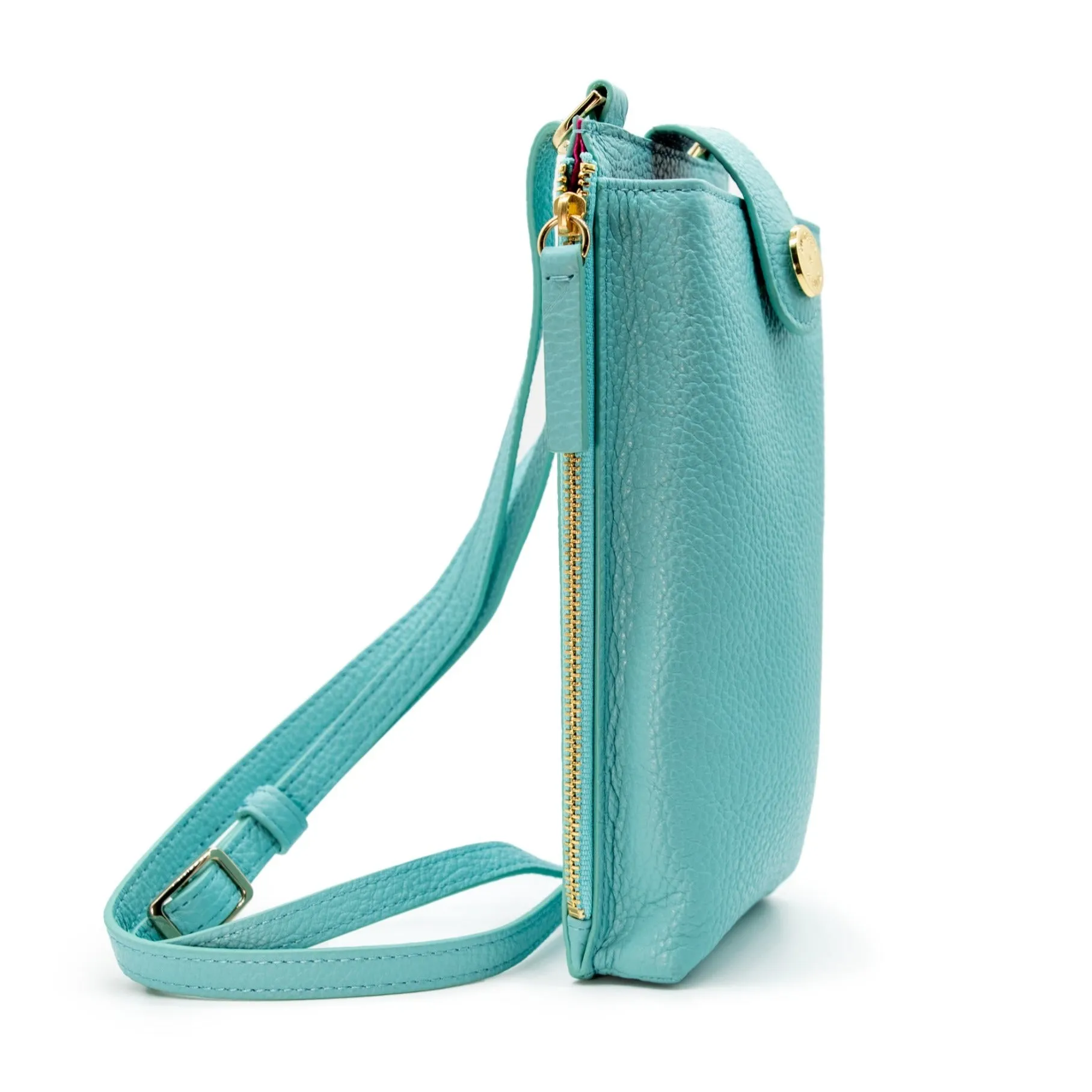 Paris Phone Crossbody - Aqua