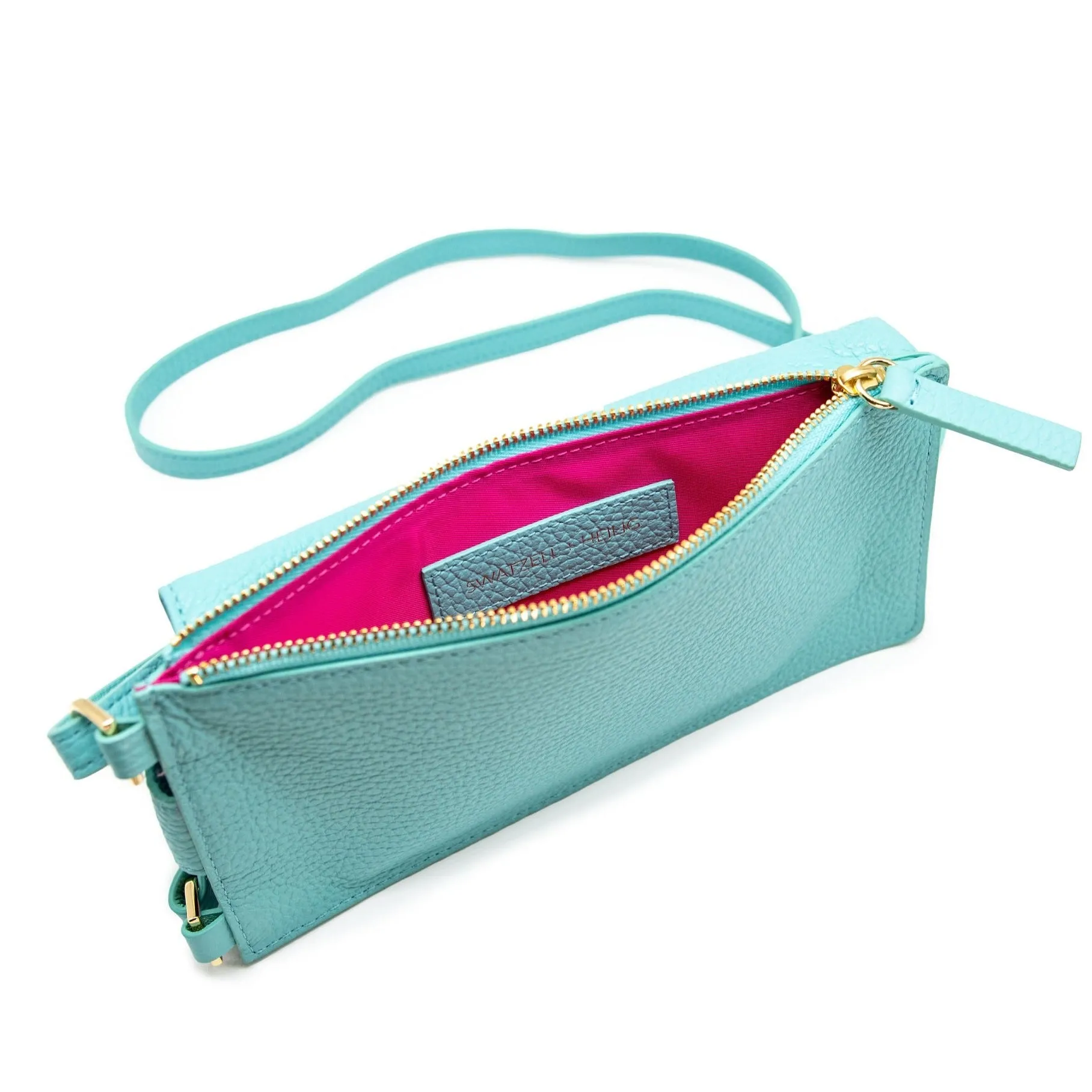 Paris Phone Crossbody - Aqua