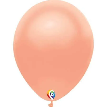 PartyMate - 12" Radiant Rose Gold Latex Balloons (100ct)