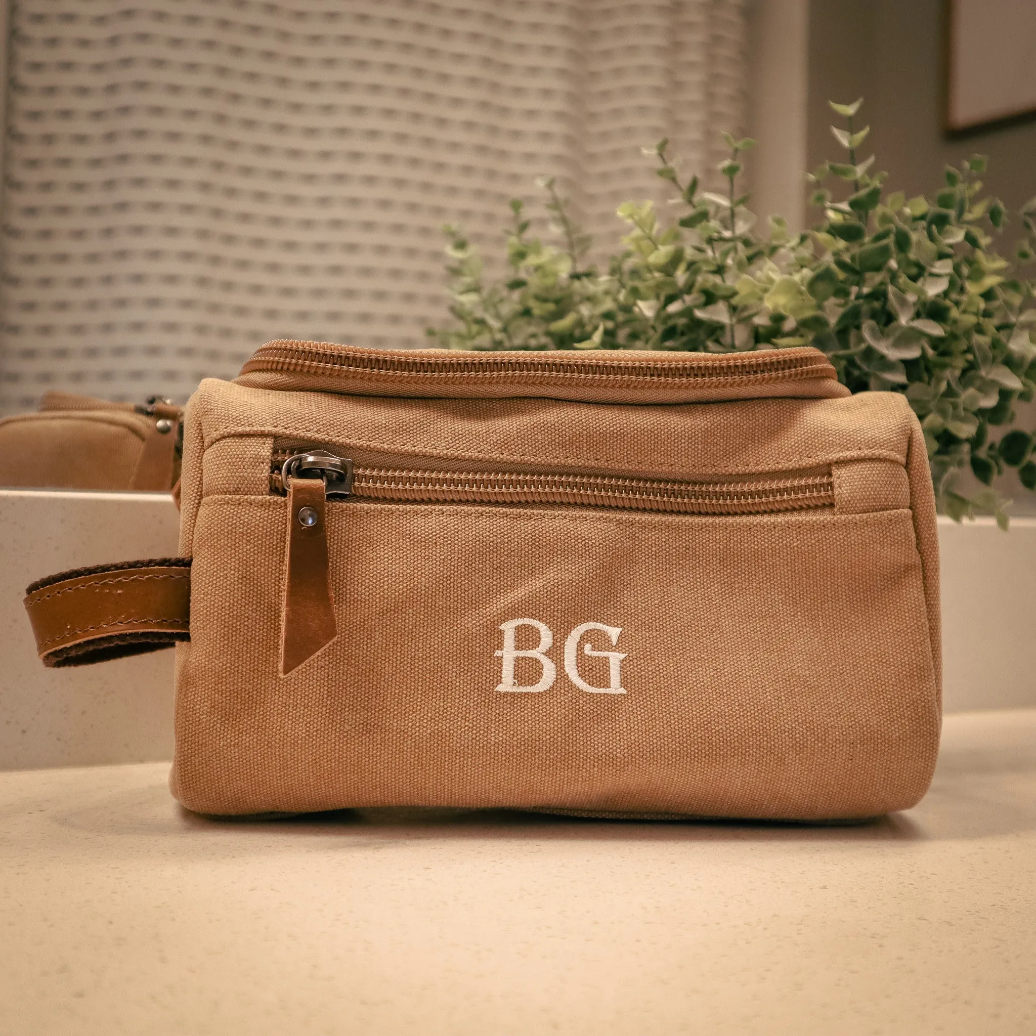 Personalized Gentleman's Toiletry Bag for Groomsmen