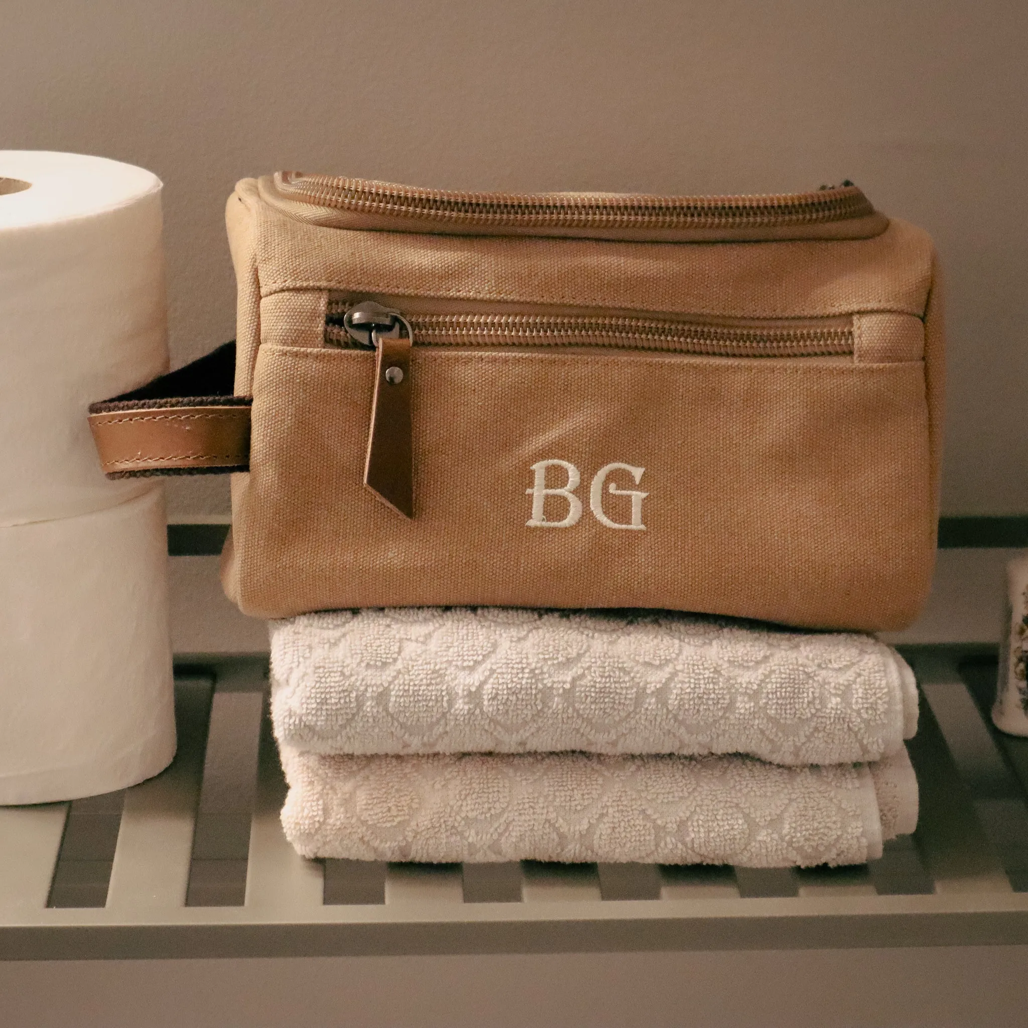 Personalized Gentleman's Toiletry Bag for Groomsmen