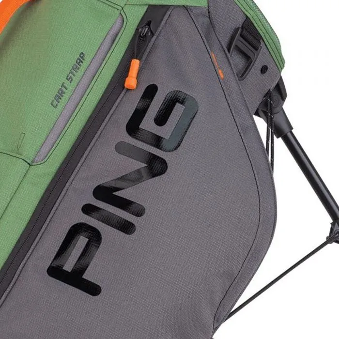 Ping Hoofer Lite Stand Bag - Grey/Olive/Orange