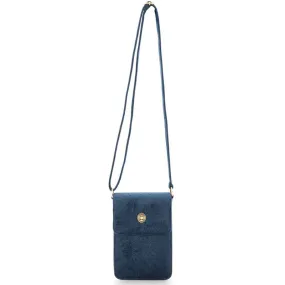 PIP Studio Velvet Quilted Dark Blue Phone Bag