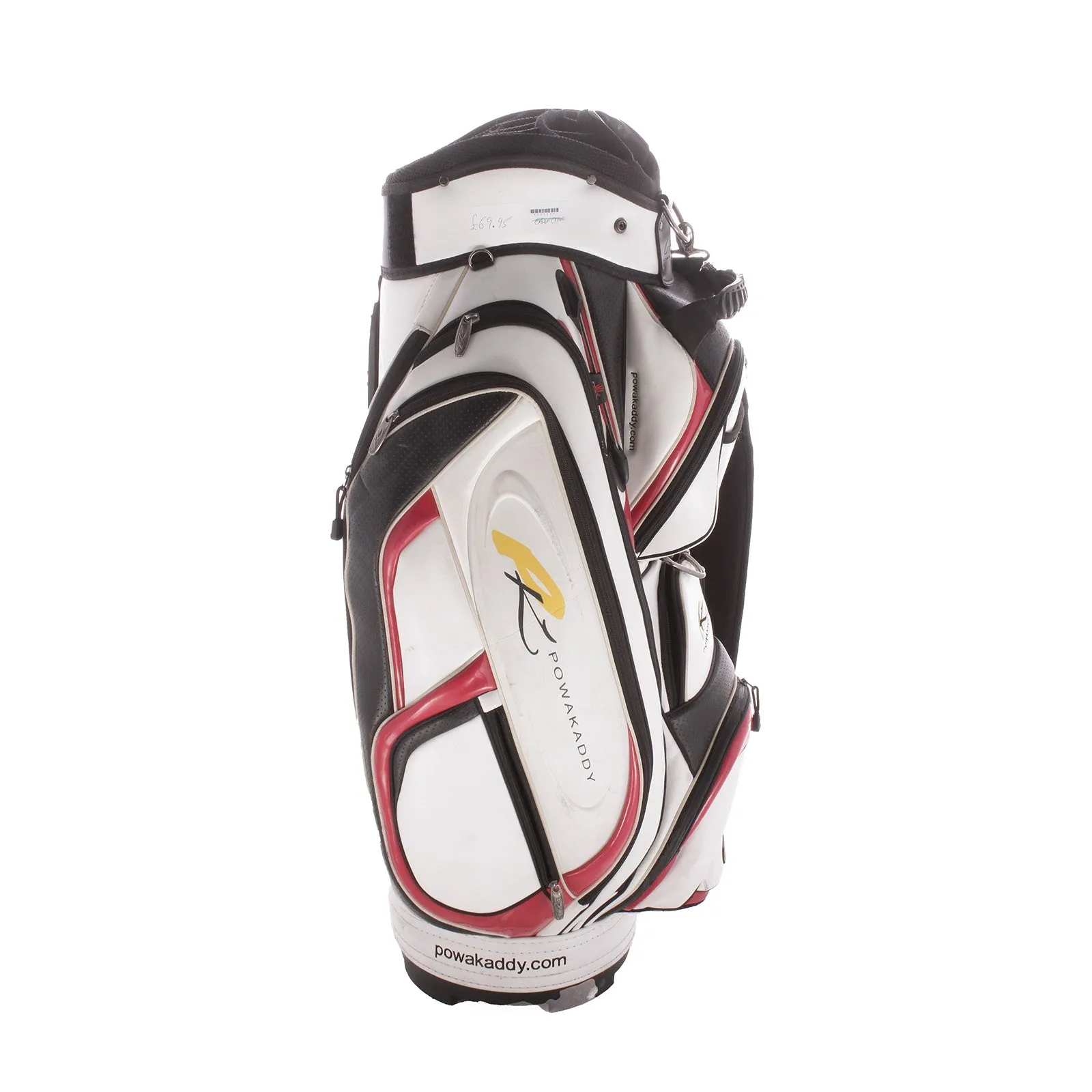 Powakaddy Second Hand Cart Bag - White/Red/Black