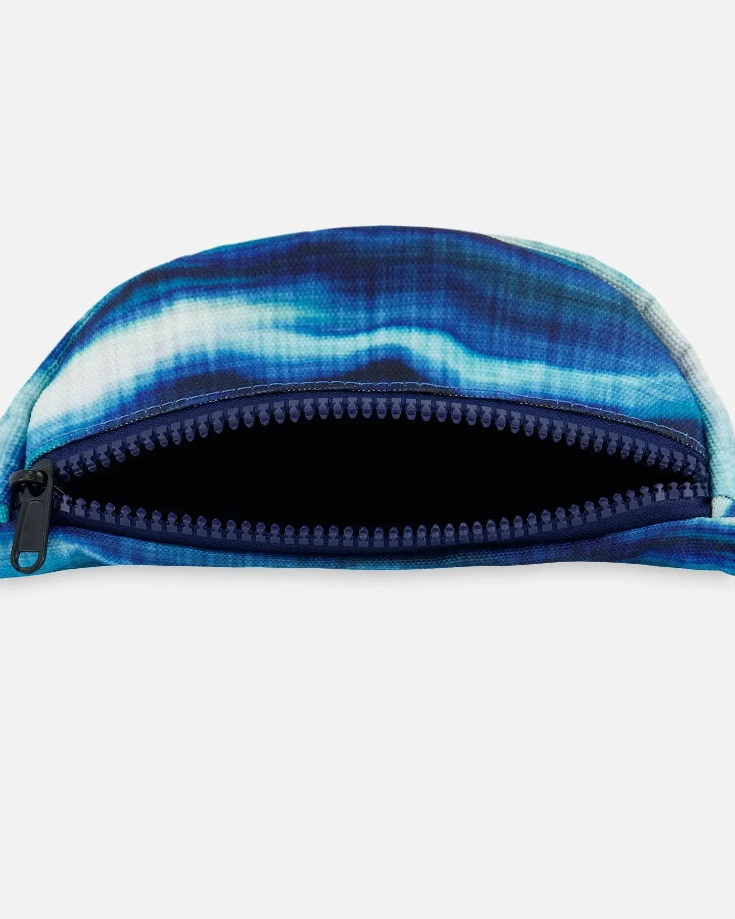 Printed Fanny Pack Blue Wave And Black