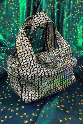 Prism Holographic Mini Zipper Bag