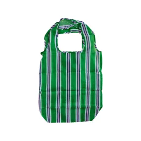 Project Ten Fold Up Nylon Shopper (Large) - Cabana Stripe