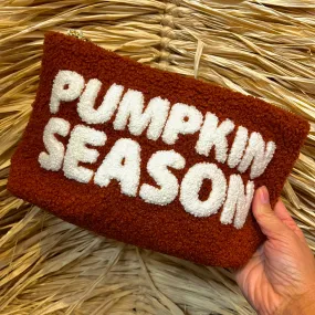 Pumpkin Season Rectangle Teddy Pouch